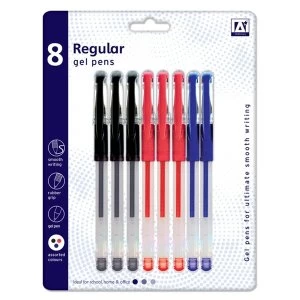 image of A Star Regular Gel Pens Pack 8