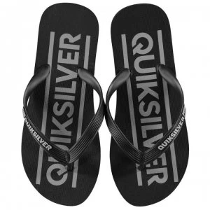 Image of Quiksilver Workmark Mens Flip Flops - Black