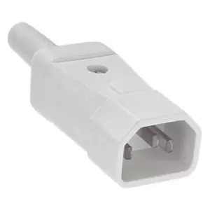 Image of Bachmann 915.271 IEC connector Plug Total number of pins: 2 10 A White
