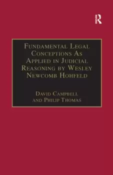 Image of Fundamental Legal Conceptions As Applied in Judicial Reasoning by Wesley Newcomb Hohfeld