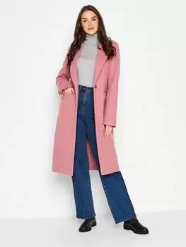 image of Long Tall Sally Cosy City Coat - Blush, Pink, Size 10, Women