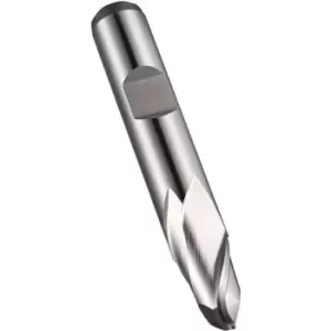 image of C500 15.00MM HSS-E 2 Flute Flatted Shank Ball Nosed Slot Drill DIN 327 D