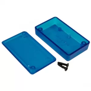 Image of Hammond 1551JTBU Miniature Plastic Enclosure 60 x 35 x 15 Transpar...