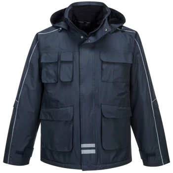 Image of Portwest - S563NARL - sz L RS Multi-Pocket Parka - Navy