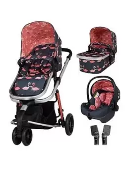 Image of Cosatto Giggle 3 In 1 I-Size Bundle Pretty Flamingo