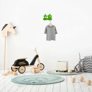 Image of Cute Things 2 - Green Green Metal Wall Hook