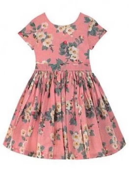 Image of Cath Kidston Girls Mayfield Blossom Dress - Pink