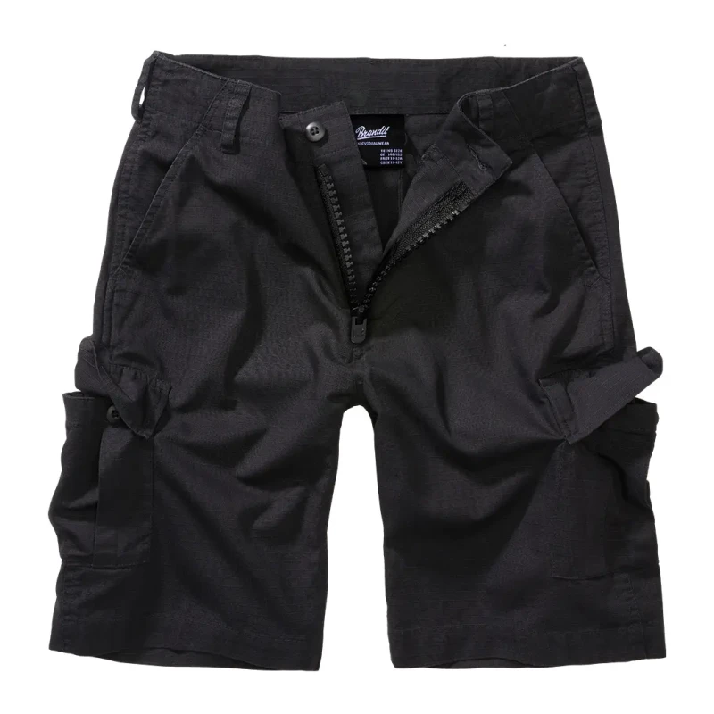 Image of Brandit Children's shorts Brandit BDU Ripstop Noir Unisex 7/8 ans