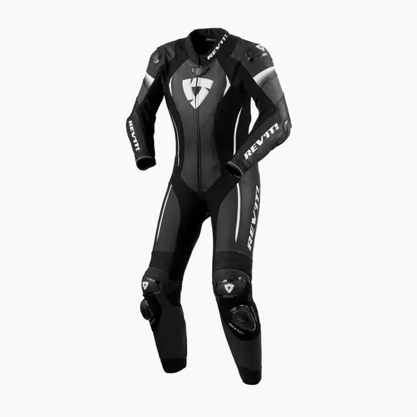 Image of REV'IT! Xena 4 Ladies One Piece Suit Black White Size 40