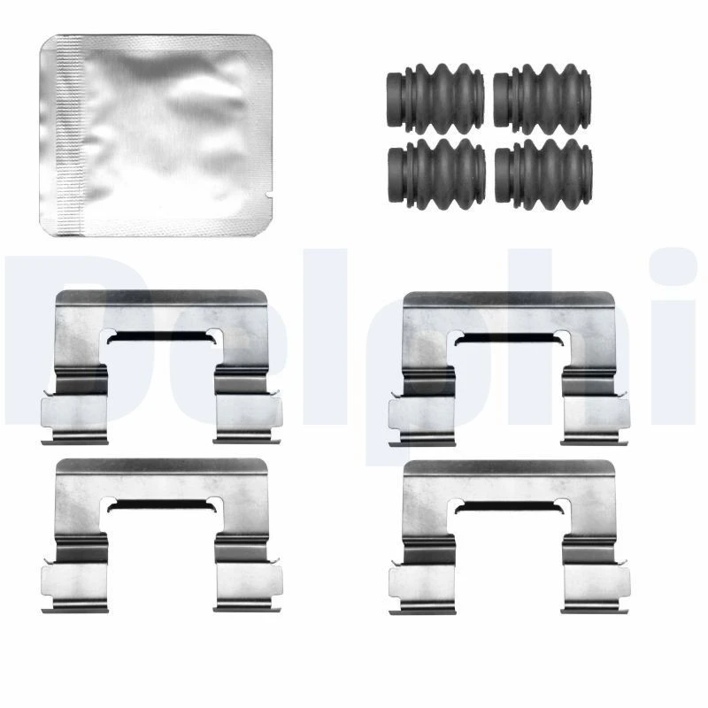 Image of DELPHI Brake pad fitting kit DELPHI LX0811