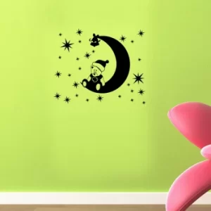 Image of OBSNOEL-1 Black Decorative Wall Sticker