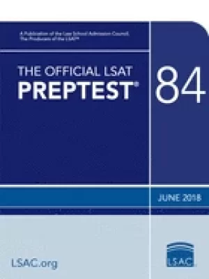 Image of official lsat preptest 84 june 2018 lsat