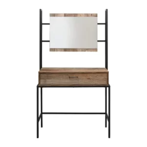 image of Urban Rustic Dressing Table Black and Brown