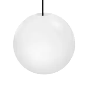 image of Cafe Opal Globe Pendant Ceiling Light 25cm