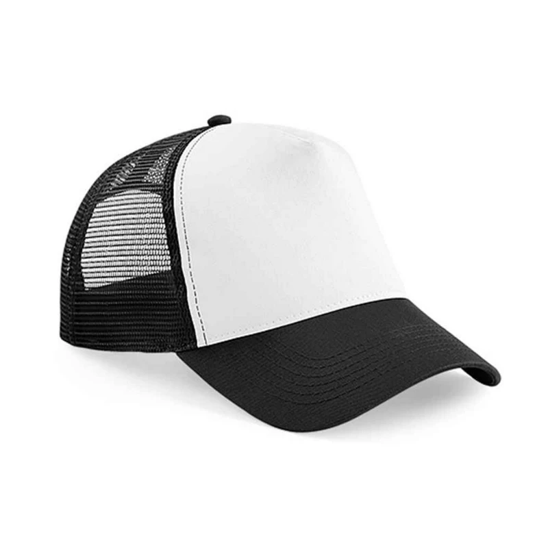 Image of Beechfield Beechfield Men Snapback Trucker Cap in Black One Size Male 5063527835710