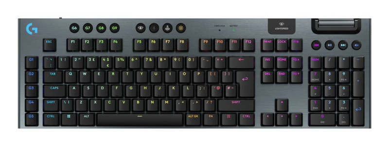 Image of Logitech Logitech G915 X Lightspeed Wireless Gaming Keyboard - Black