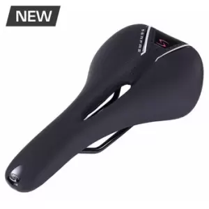 Image of Serfas Spartan2 Saddle, 145mm, Steel Rails - Black