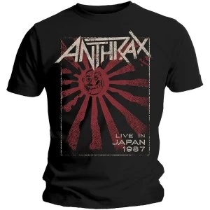 Image of Anthrax - Live in Japan Unisex Large T-Shirt - Black