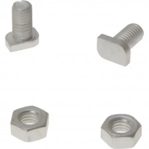 image of ALM GH003 Aluminium Cropped Head Bolts and Nuts Pack of 20