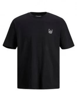Image of Jack & Jones Boys Short Sleeve Graphic Logo T-Shirt - Black