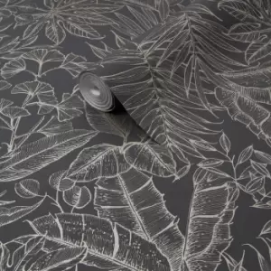 Image of Boutique Paradise Onyx Wallpaper