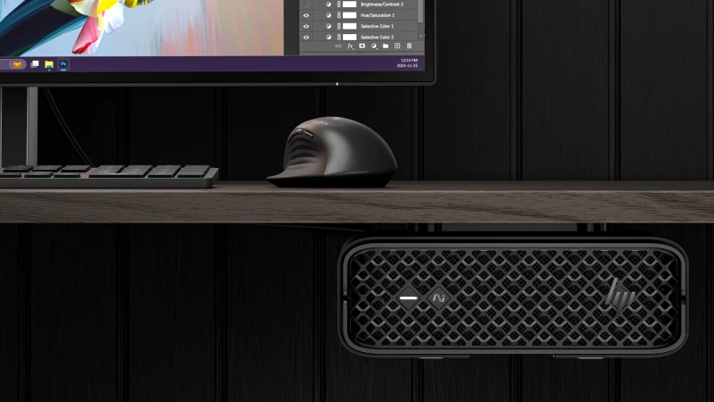 Image of HP Z2 Mini G1i Intel Core Ultra 7 265 32GB RAM 1TB SSD RTX A400 Windows 11 Pro Mini PC B76RBET#ABU