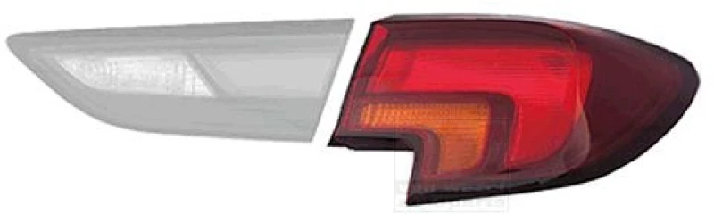 Image of VAN WEZEL Rear light VAN WEZEL 3810932