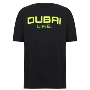 Image of Reebok Dubai Event T Shirt Mens - Black