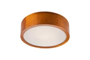 image of Round Cylindrical Ceiling Light Rustic, 1x E27