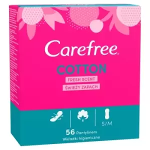 image of Carefree Cotton Fresh Scent Pantyliners