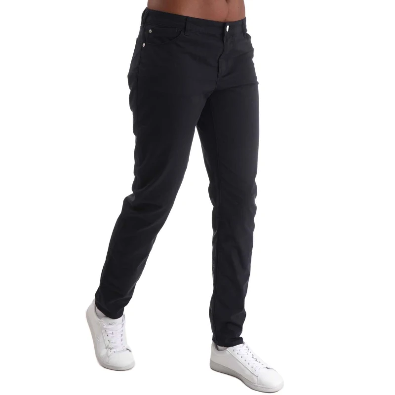 Image of Emporio Armani J23 Push Up Mid Rise Skinny Jeans - Blue Blue 35R