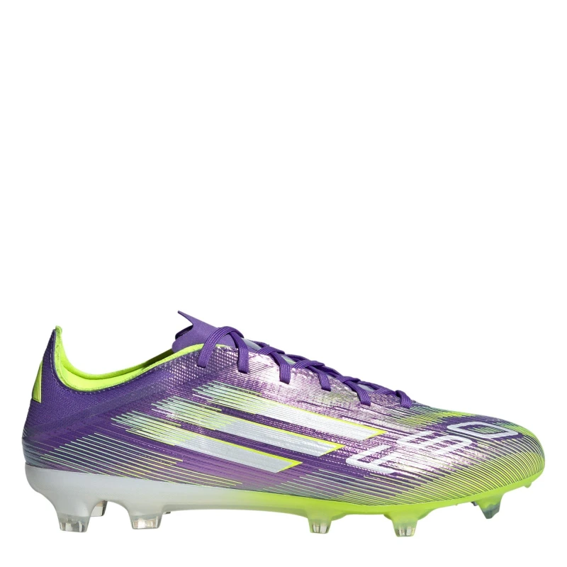 Image of adidas F50 Pro Adults Firm Ground Football Boots Purple/White male 6 (39.3)