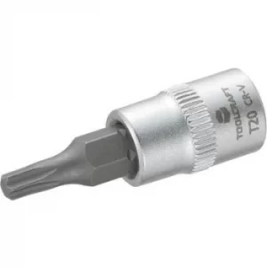 Image of TOOLCRAFT T20 816082 Torx Bit T 20 1/4 (6.3 mm)