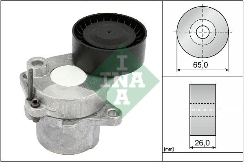 Image of Tensioner Lever, v-ribbed belt INA 534 0444 10