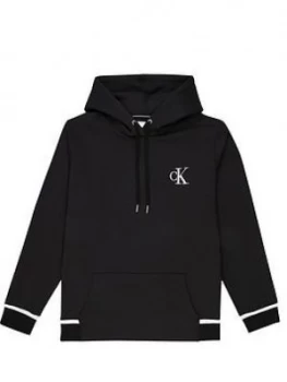 image of Calvin Klein Jeans Plus Embroidery Hoodie - Black