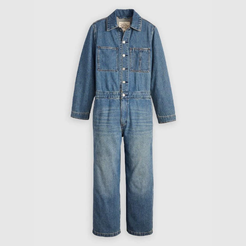 Image of Levis Womens Iconic Stop Flaxing Junior Jumpsuit Stop Flaxing female 12 (M)