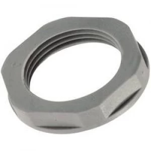 Image of Locknut M12 Polyamide Light grey RAL 7035 LappKabel SKINTOP GMPL GL M12 X 15