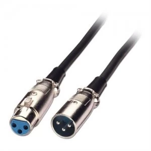 image of Lindy 6053 audio cable 3m XLR Black