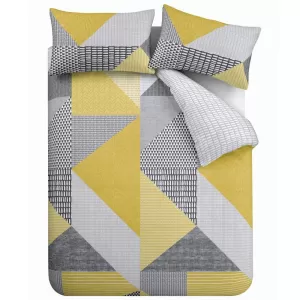 Image of Catherine Lansfield Catherine Lansfield Larsson Geo Duvet Cover Set