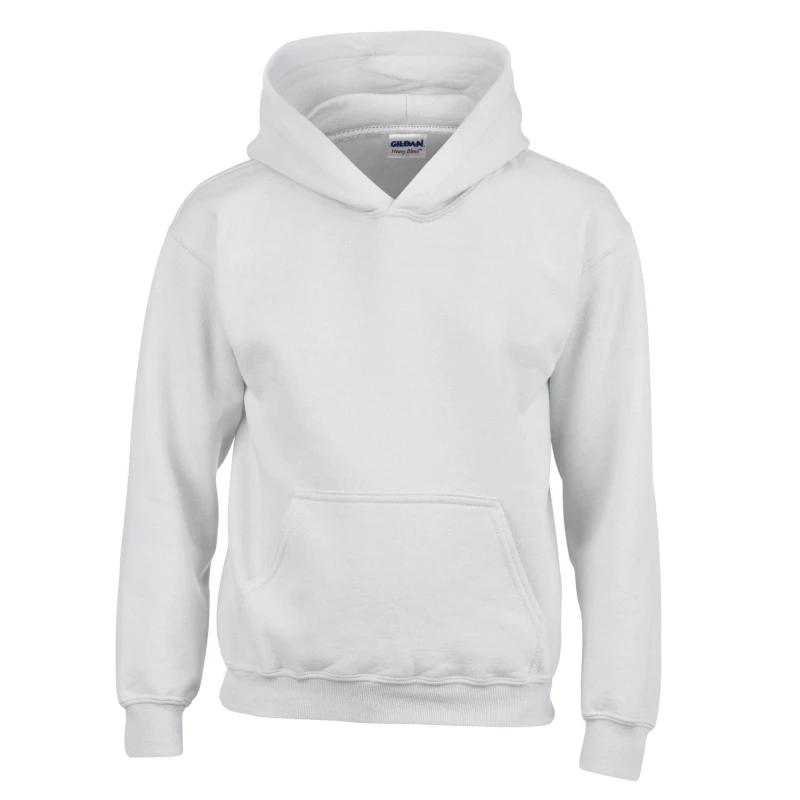Image of Gildan Heavy Blend Hooded Sweatshirt White unisex
