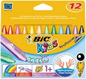 Image of Bic Kids Plastidecor Crayons Assorted