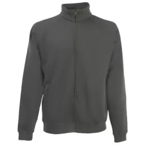 Image of Fruit Of The Loom Mens Sweatshirt Jacket (M) (Light Graphite)