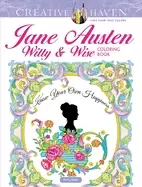 image of creative haven jane austen witty and wise coloring book