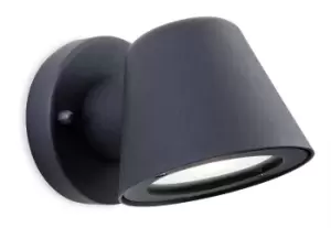 Image of Elan LED 1 Light Outdoor Wall Light Black IP44
