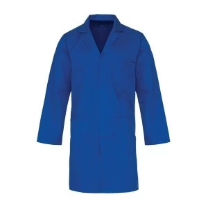 Image of Click Lab Coat Polycotton with 3 Pockets Medium Navy