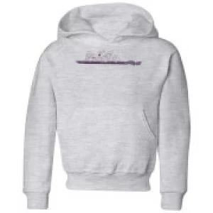 Image of Scooby Doo Those Meddling Kids Retro Kids Hoodie - Grey - 11-12 Years