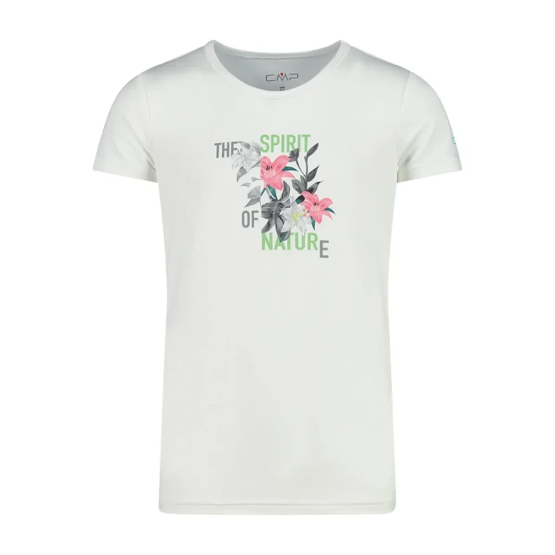 Image of CMP Wide neck T-Shirt for girls CMP Blanc Female 14 ans