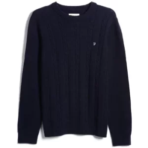 image of Farah Mens Winston Sweater True Navy Large