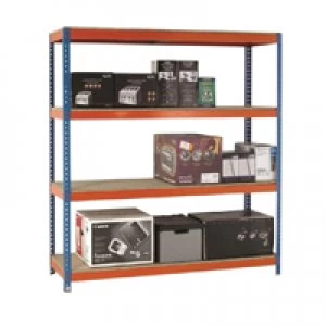 image of Slingsby VFM OrangeZinc Heavy Duty Painted Shelving Unit 379024