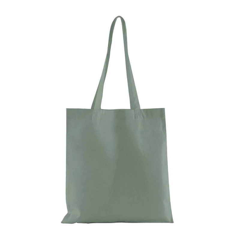 Image of Westford Mill Womens Bag For Life Cotton Tote Bag in Dark Green Dark Green Female One Size